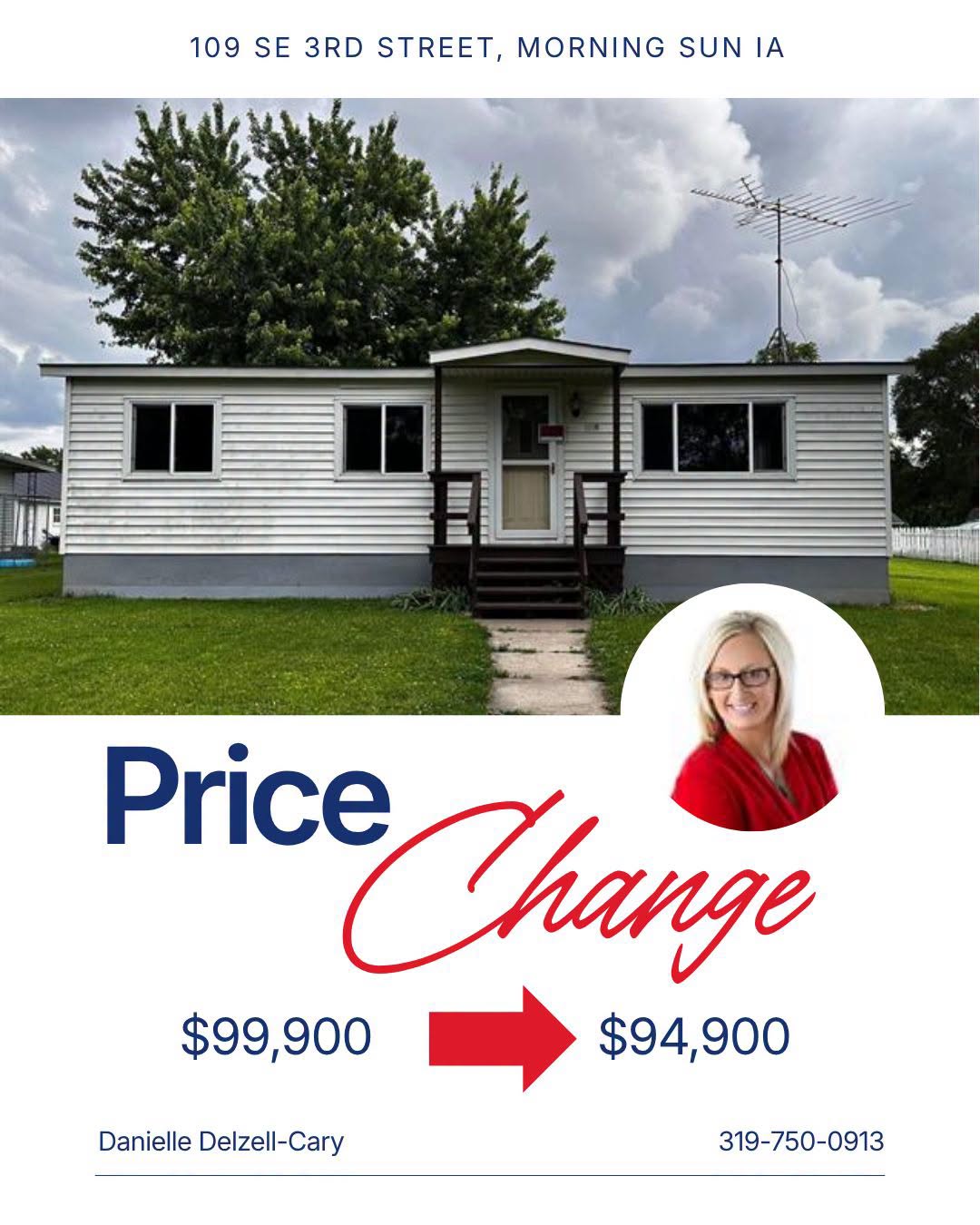 Price Reduction: 109 SE 3rd Street, Morning Sun