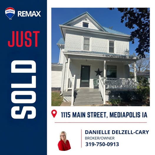 Sold: 1115 Main Street, Mediapolis