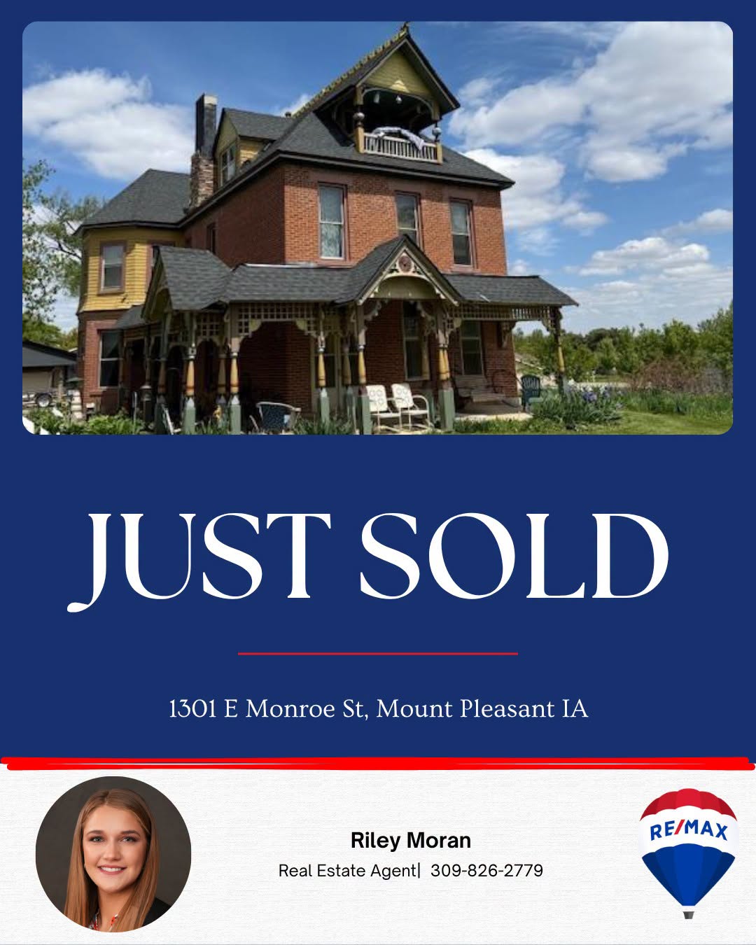 Just Sold: 1301 E Monroe Street, Mount Pleasant