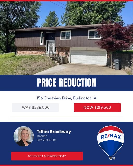 Price Reduction: 156 Crestview Drive, Burlington