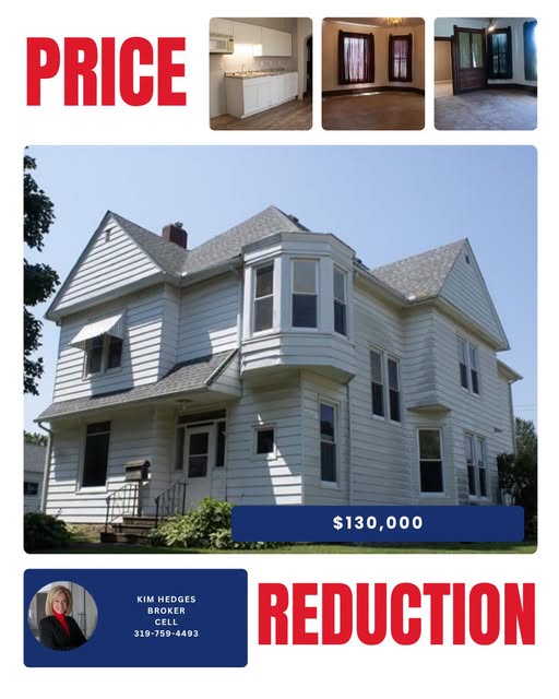 Price Reduction: 1601 S Central Ave, Burlington
