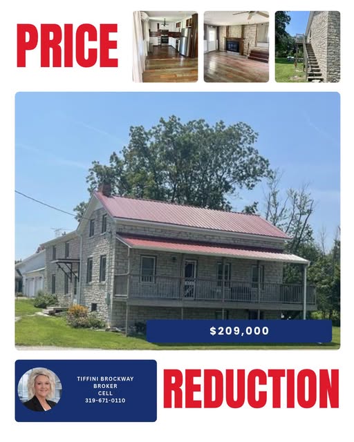 Price Reduction: 301 Franklin 6th Street, Donnellson