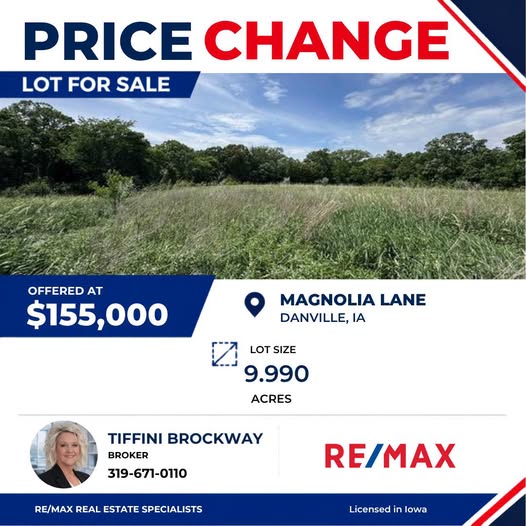 Price Change: Magnolia Lane, Danville